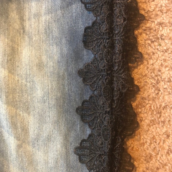 Thrill Lace Embroidered Skinny Jeans - Picture 3 of 3